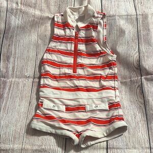 Vintage Striped Sleeveless swimsuit